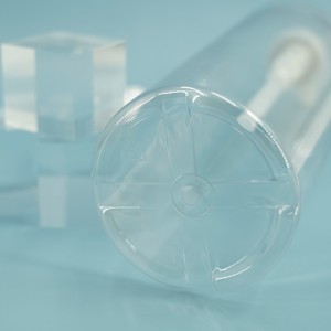 Empty Plastic PET Round Transparent Bottle 1000ml With Pump