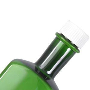 100% Pura Materialo 100 ml ĝis 500 ml plata Formo Blanka PET Kosmetika Plasta Botelo