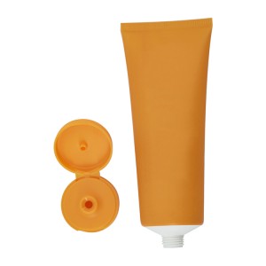 Personal Care Body Cream PE Plastic Tubes For Cosmetic With Flip Cap