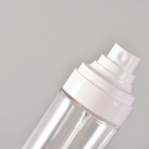 Pogranda Malplena 10ml 30ml 50ml 60ml 100ml 120ml Ronda Forma Pakado PET Plasta Vizaĝa Spray-Botelo