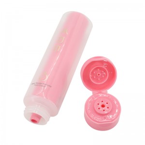 Double Tube Plastic Cosmetic Round Soft Tube Packaging