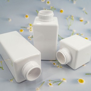 Wholesale Plastic Cosmetic PET Square Pump Bottle Packaging