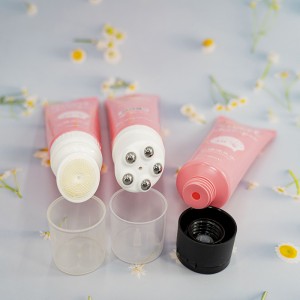 Cosmetic Plastic Soft Massage Roller Ball Packaging Container Squeeze Tube
