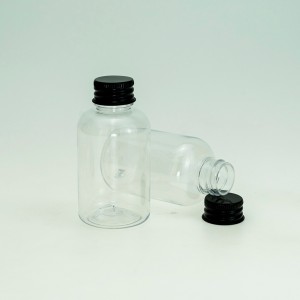 Propra 60ml Plasta Ŝampua Duŝĝelo PET-Botelo Vojaĝa Dissendilo Pakado