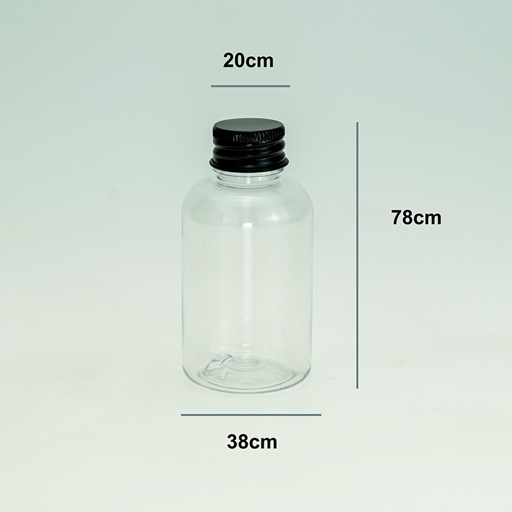 60ml Plasta Ŝampua Duŝĝelo PET-Botelo 1
