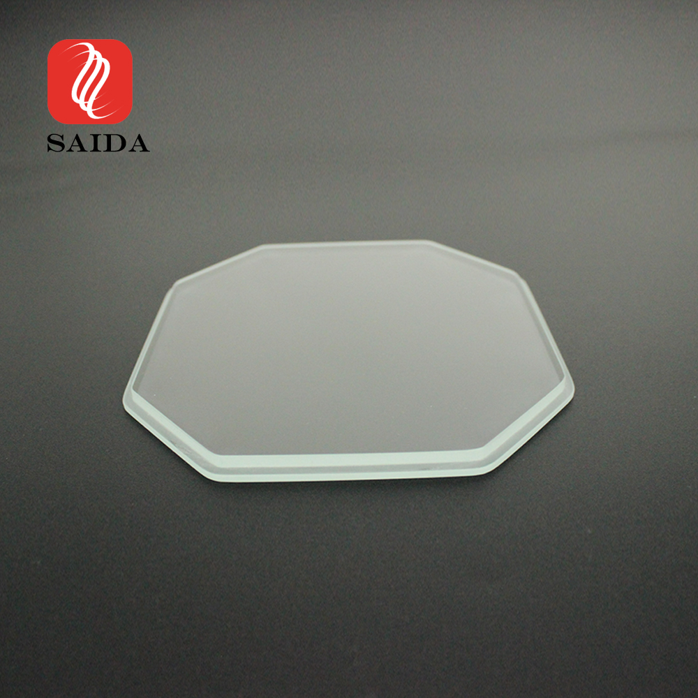 Ultra Clear 3mm Glass Plate Irregular Lighting LED Glass Panel 