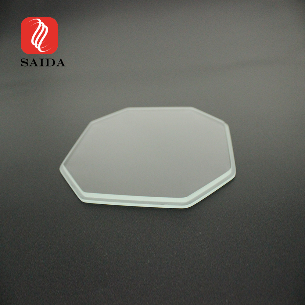 Plaque de verre ultra claire de 3 mm, éclairage irrégulier, panneau de verre LED