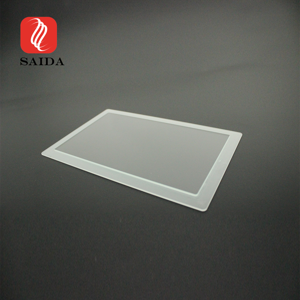LED Light Cover CNC Grinding Square Step Toughened Glass 