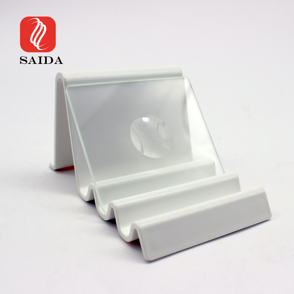 Panel de vidrio con interruptor táctil para luz de 3 mm con abolladura cepillada