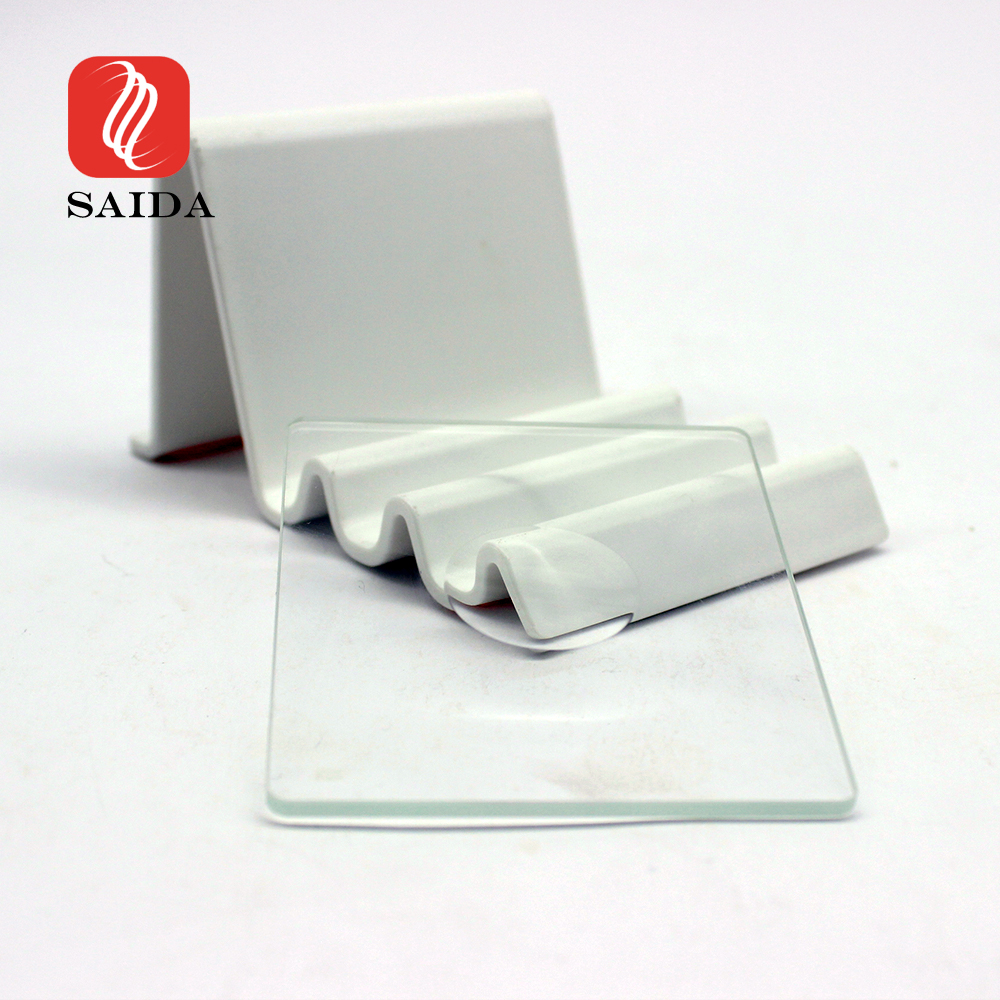 Panneau en verre de commutateur tactile de lumière de 3 mm avec dent brossée