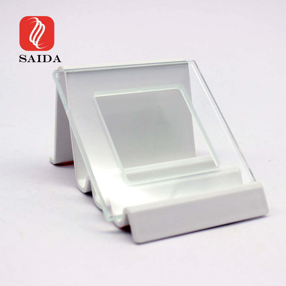 4mm krystalicznie czysty szklany panel przełącznika gniazdowego do automatyki domowej