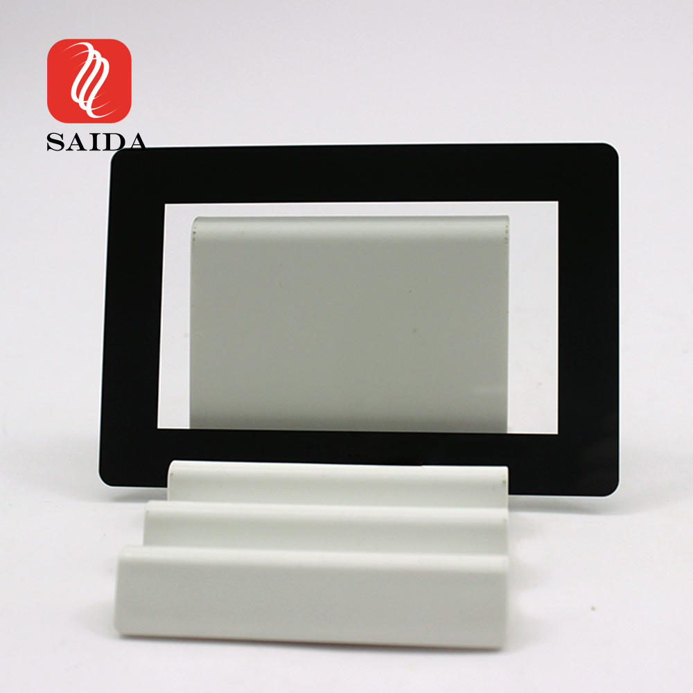 0.7mm Display Cover Glass with Black Frame for Touch Tablet 