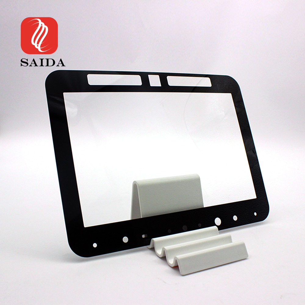 2mm Irregular Front Display Cover Glass with Notches 