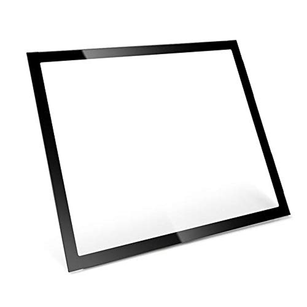 1mm Black Printed Cover Glass for TFT Display Screen