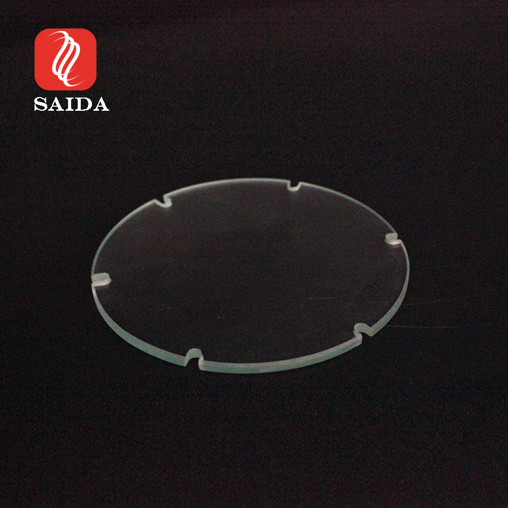 1 mm helder glazen paneel met sleuven voor touchpad