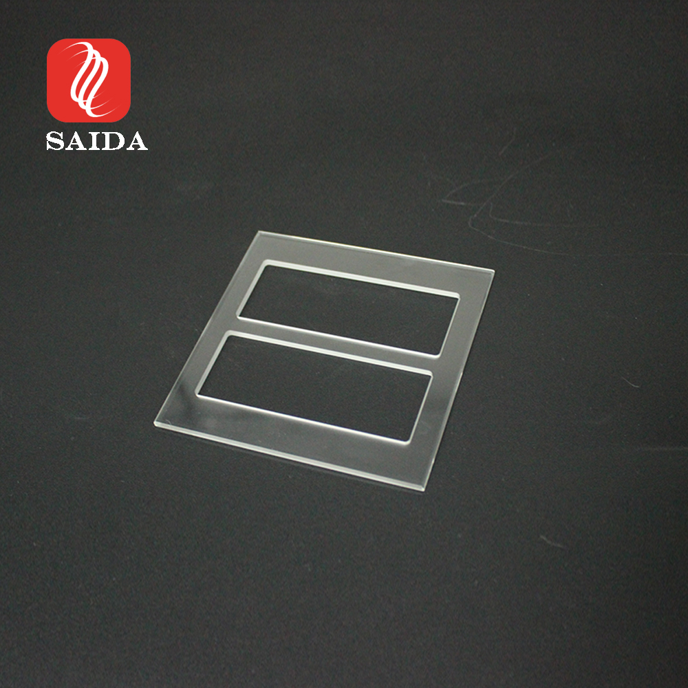Panel de vidrio de interruptor de luz táctil inteligente transparente eléctrico de 3 mm