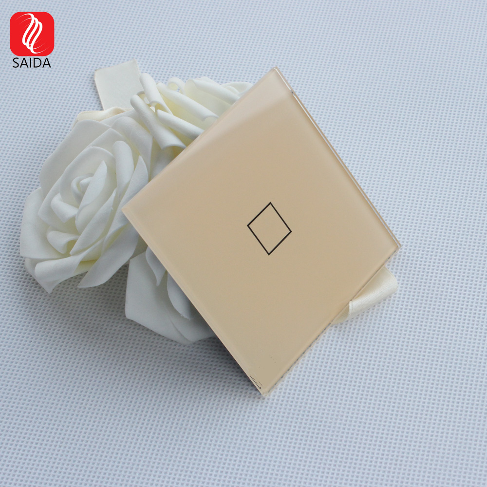 3mm Gold Switch Tempered Glass for Home Switch Control Light