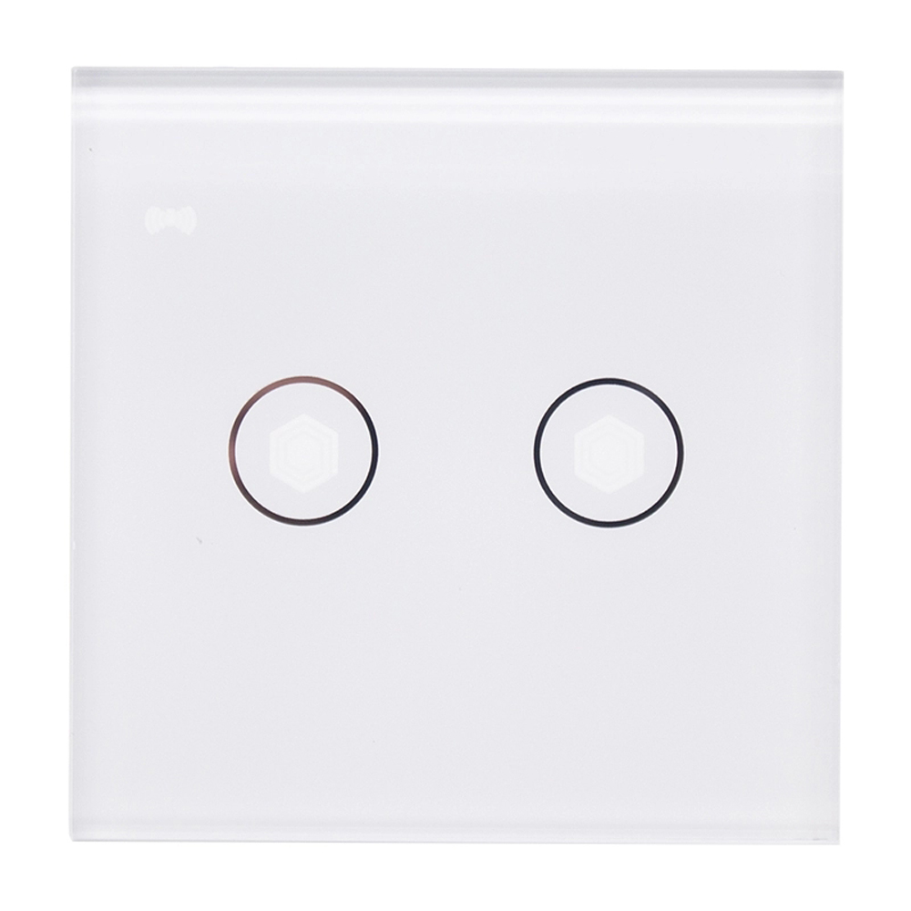 3mm White Printed Touch Light Switch Glass Plate