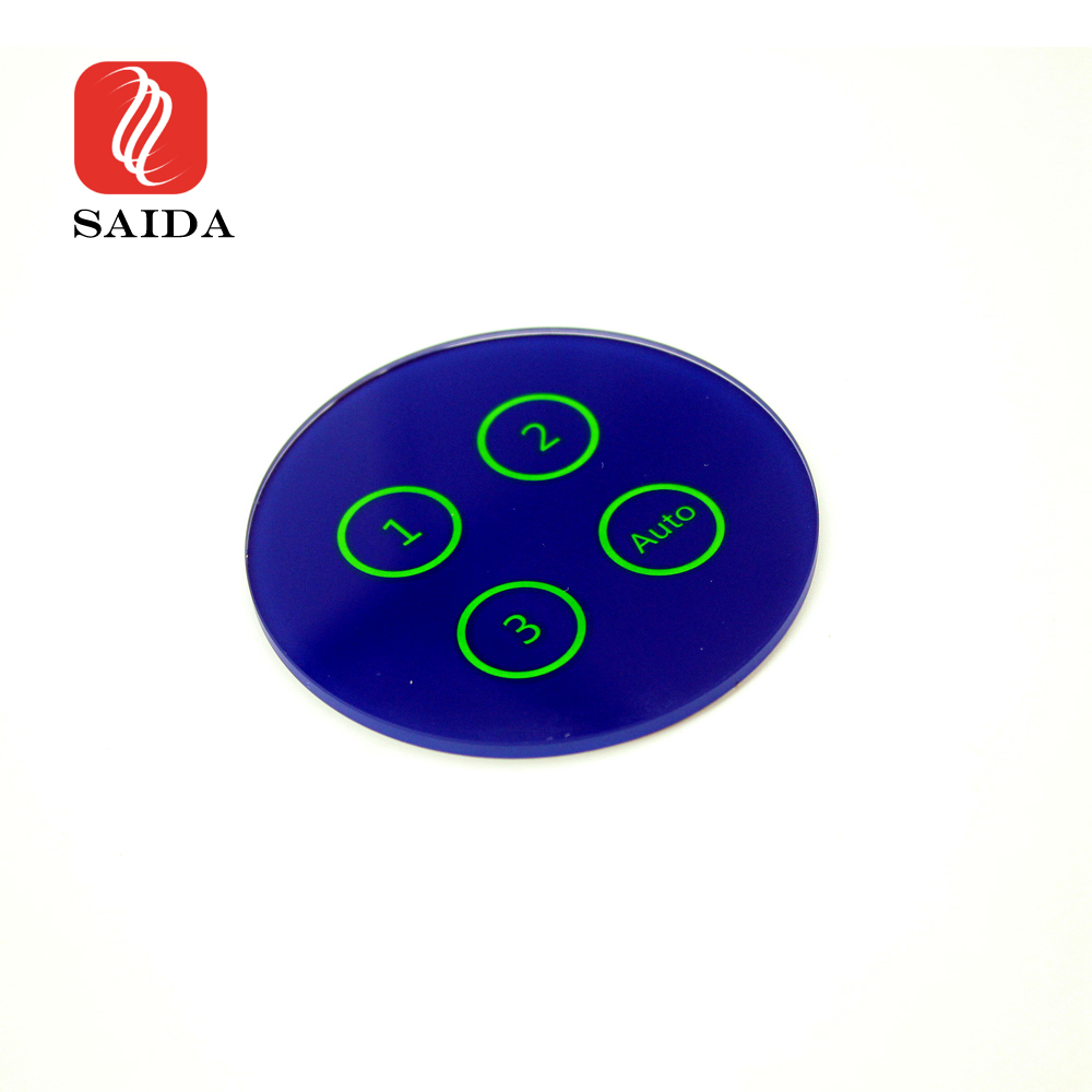 2mm Round Electrical Glass Panel for Smart Touch Remoter