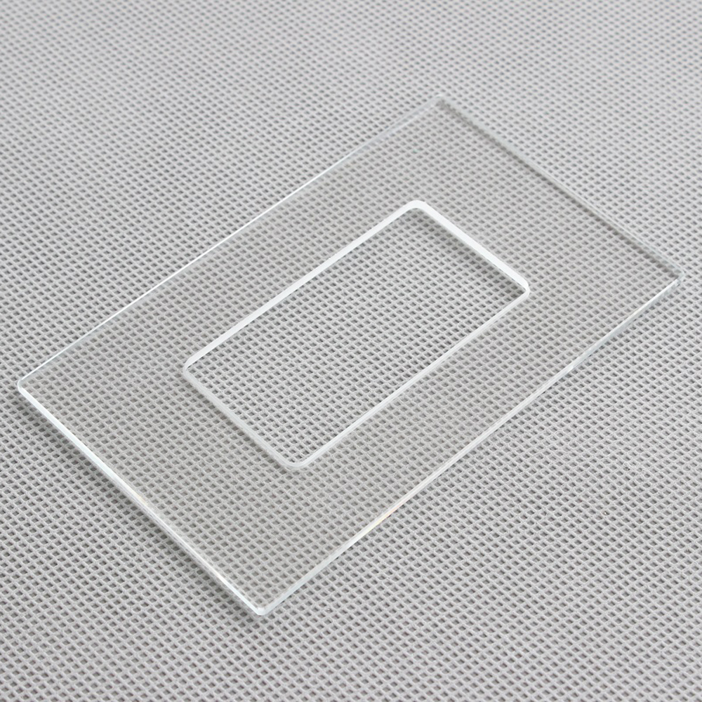 Panel de vidrio de interruptor superior ultra claro de 3 mm para hogar inteligente