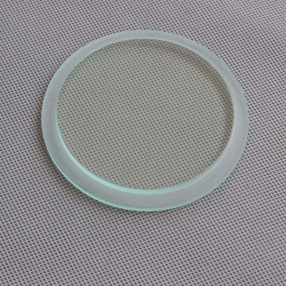 Vidrio templado ultra claro redondo de 6 mm para lámpara LED