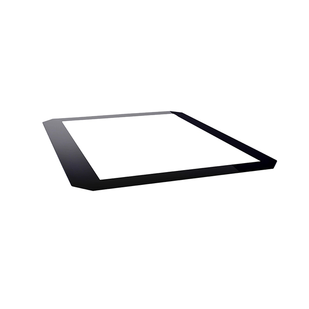 Cut-Corner 1.1mm Display Cover Glass for HMI To...