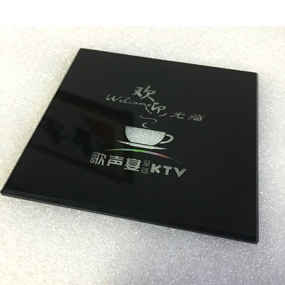 HMI TP 2mm Display Cover Glass with Black Frame
