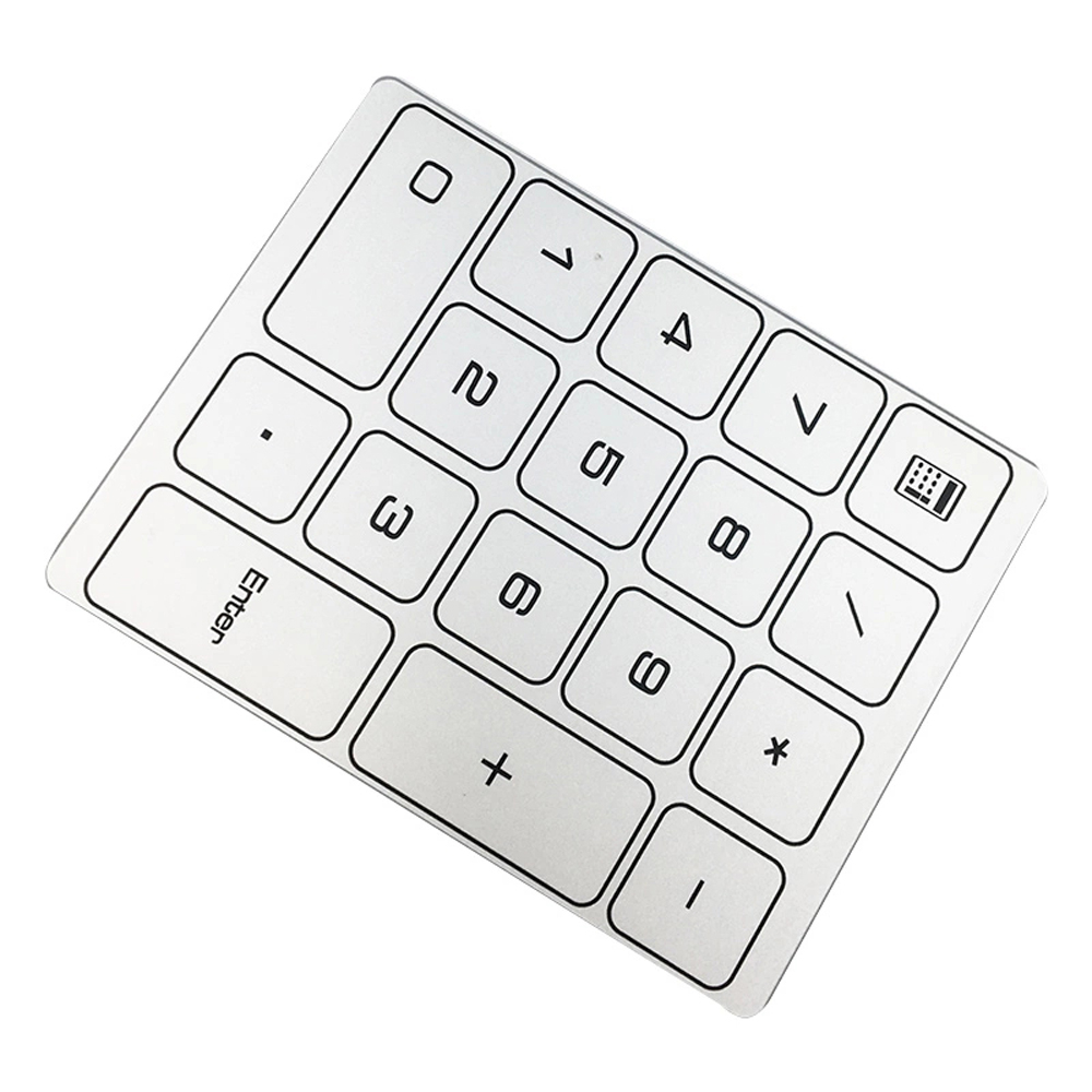 Painel de vidro do teclado de toque personalizado com anti-impressão digital