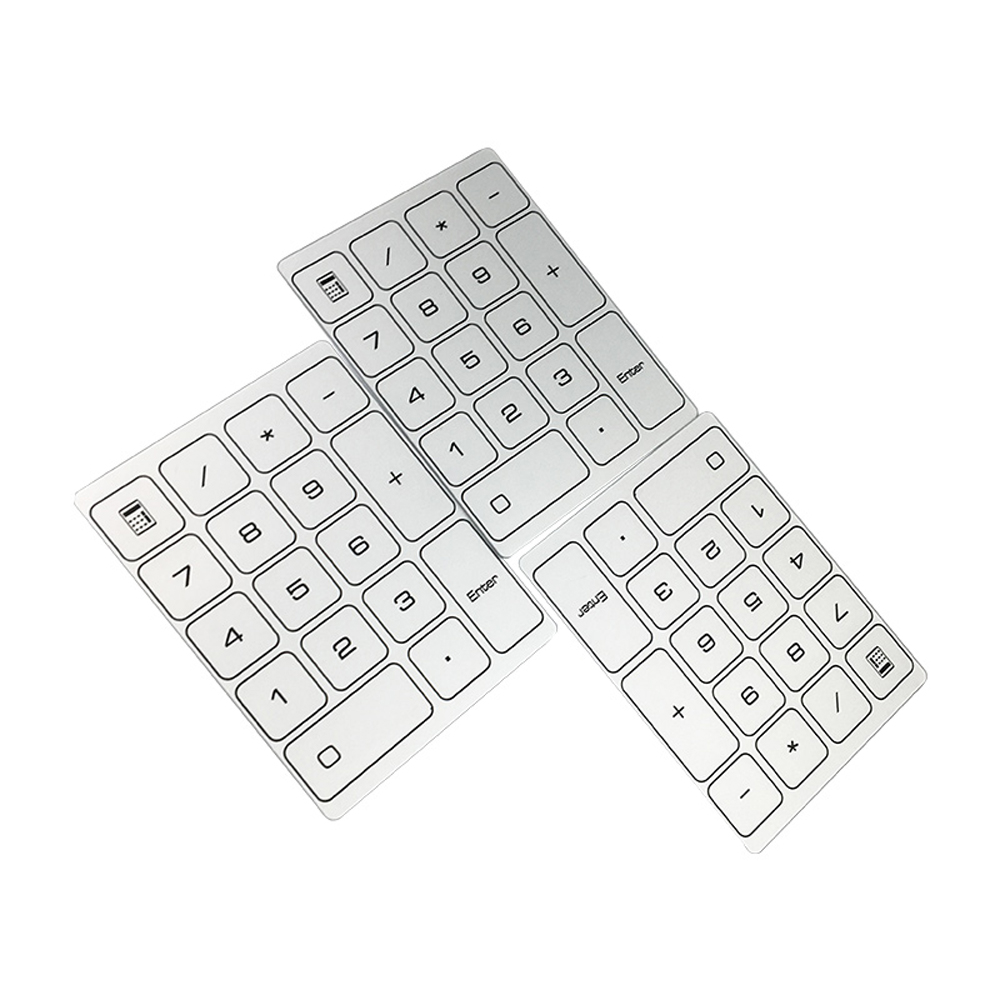Painel de vidro do teclado de toque personalizado com anti-impressão digital