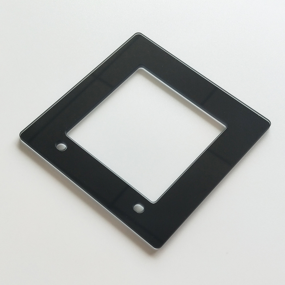 Panel táctil de interruptor de luz de 3 mm de vidrio para BAS