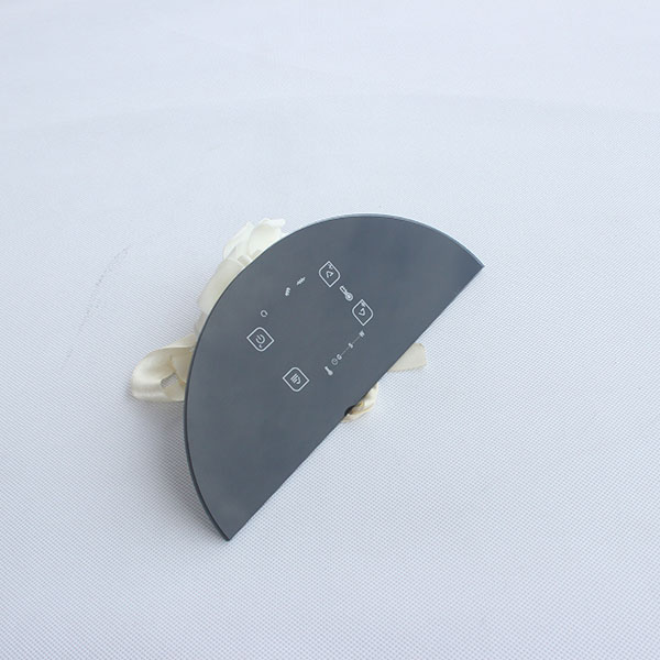 Fabrycznie sprzedająca się hurtownia w Chinach Dostosowany panel ze szkła kryształowego z przełącznikiem dotykowym