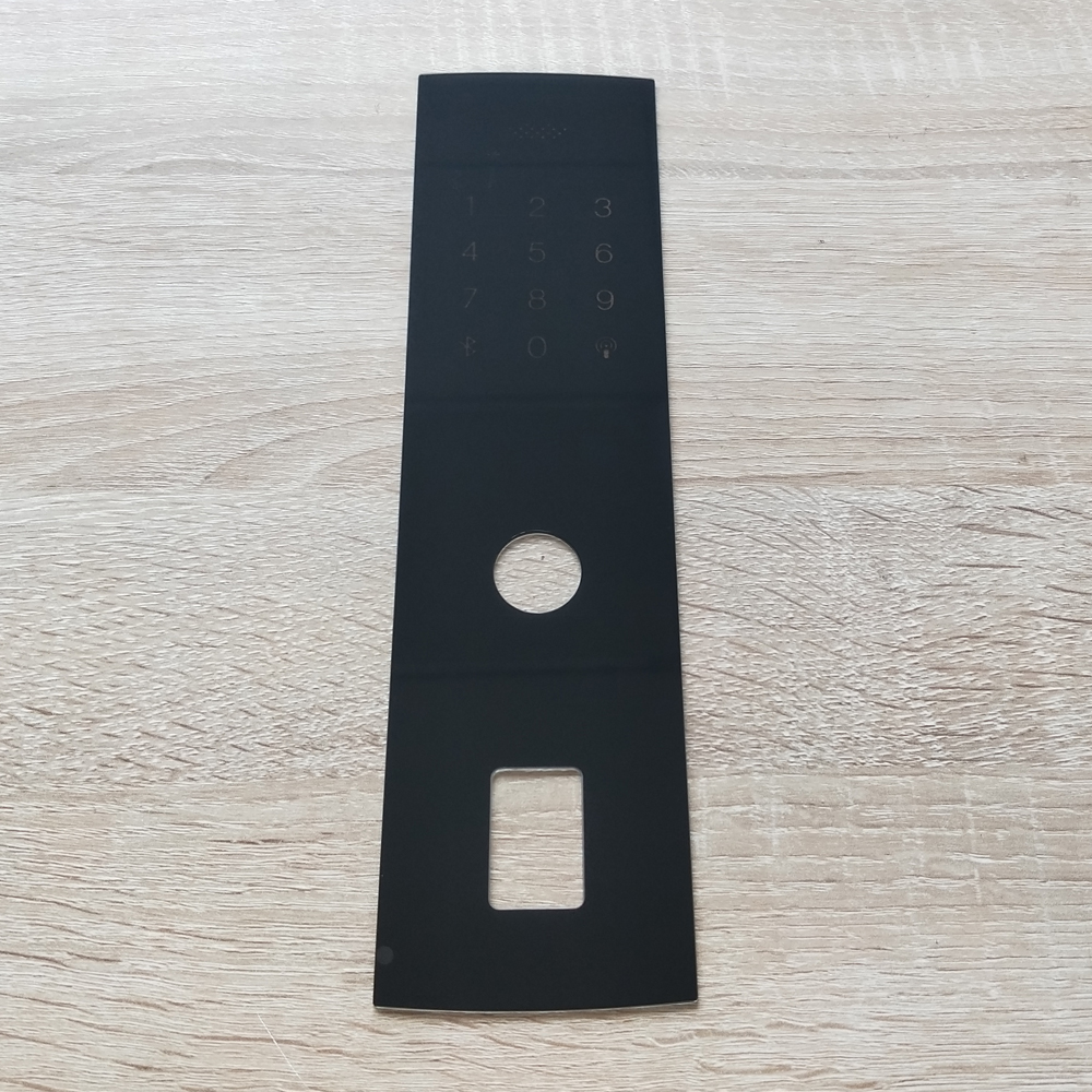 Panel Kaca Terbaja Tahan Calar 3mm untuk Loceng Pintu Pintar