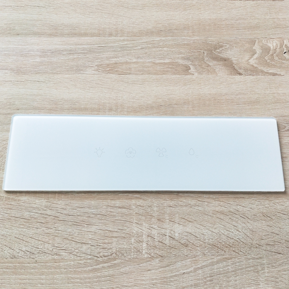 Odporny na żółtawo panel ze szkła hartowanego o grubości 3 mm do urządzeń gospodarstwa domowego