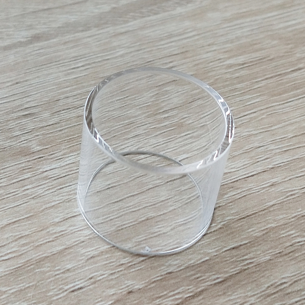 Transparentes Quarzrohr, Hochtemperatur-Quarzglasrohr mit großem Durchmesser, Quarzrohr