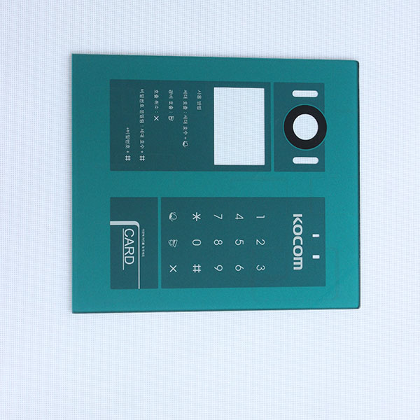  RFID 카드용 최신 판매 Customzied 강화 유리;  도어록용 강화 커버 유리