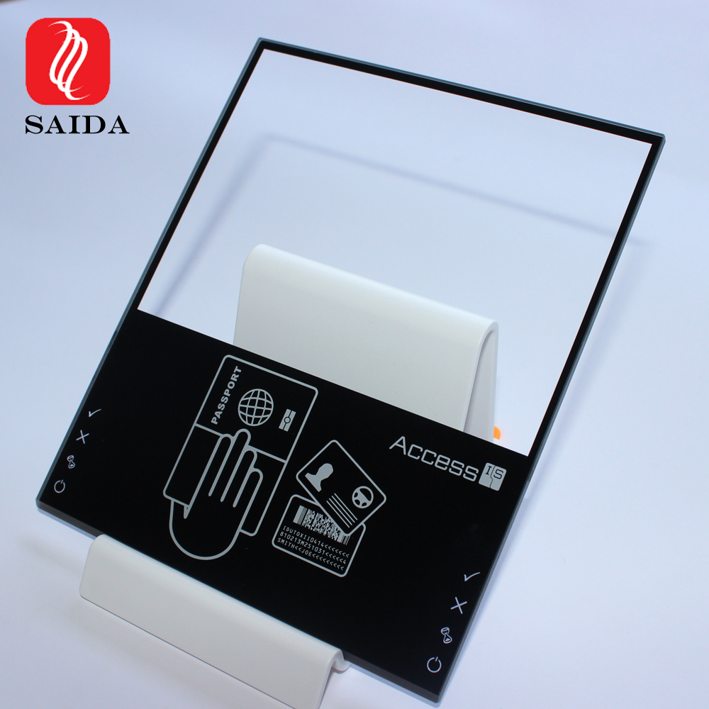 Custom 2mm Display Cover Glass for Security Access Control 