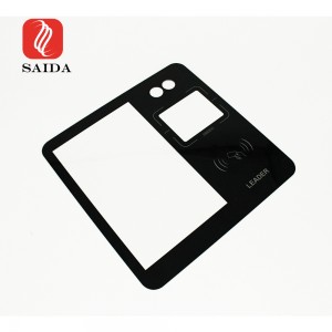 Custom Tempered Silk-screen Printing AG+AR+AF Cover Glass for Card / Face/ Barcode Recognition Display Screen