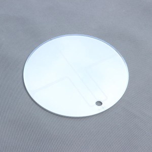 OEM 260*260*5mm ITO Pattern Glass Top Panel for Bathroom Antifog Body Scale