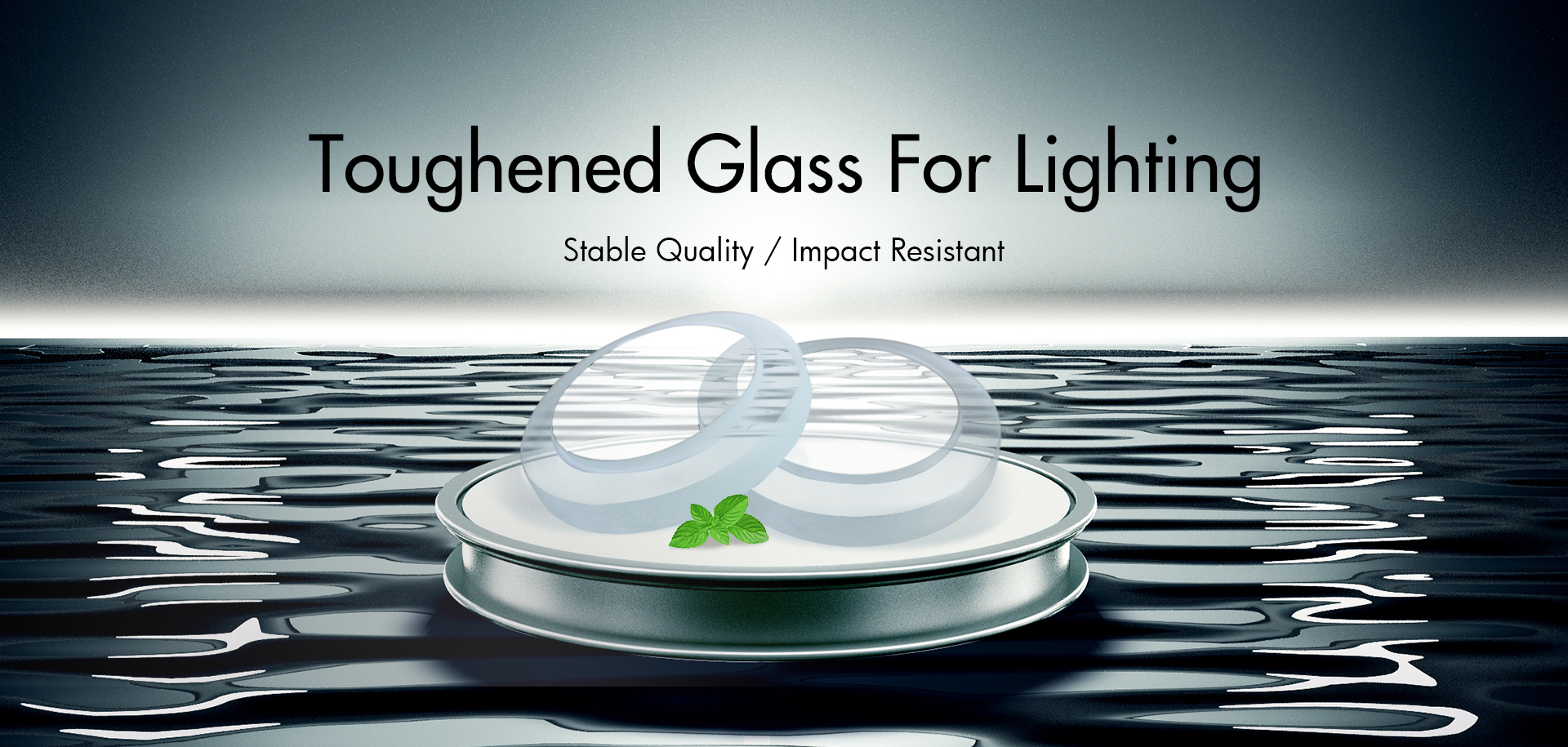 LED-Beleuchtung aus gehärtetem Glas