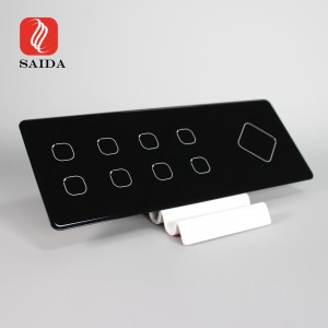 3mm Wall Mounted Dimmer Controller Light Touch Switch Glass Panel
