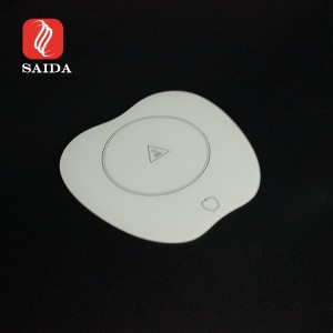 1mm White Printed Tempered Glass for Smart Teapot Cooker