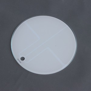 OEM 260*260*5mm ITO Pattern Glass Top Panel for Bathroom Antifog Body Scale