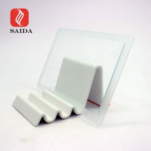 4 mm vierkant zichtstap gehard glas voor LED-verlichtingsafdekking