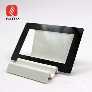 0.7mm Display Cover Glass with Black Frame for Touch Tablet