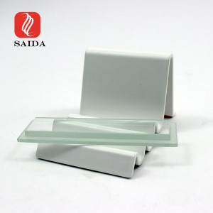 Square 8mm Spotlight Ultra Clear Step Tempered Glass