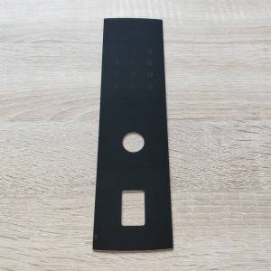Panel de vidrio templado resistente a rayones de 3 mm para timbre inteligente