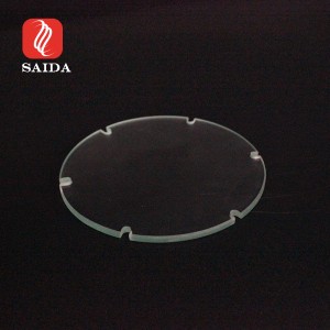 1mm Clear Glass Panel with Slots for Touchpad
