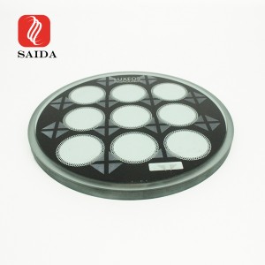 12mm Round Cover Shade Step Toughened Glass for Stage Lighting