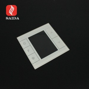 3mm Apple White Crystal Celar Toughened Glass for Thermostat
