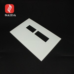 3mm Super White Ceramic Frit Printing Glass Panel for Smart Bathroom